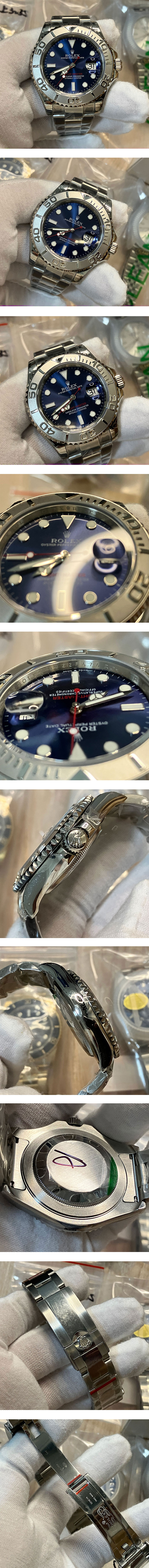 N級品 ロレックスコピー時計 ヨットマスター126622 ブルー 40mm 